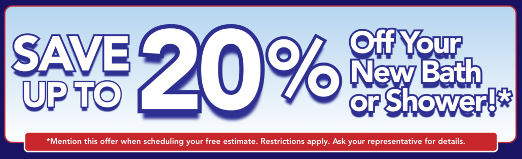 up to 20% off bath offer